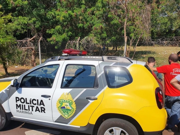 Corpo foi encontrado na região do Parque Alfredo Nyffeler. — Foto: Rodrigo Grando/RPC