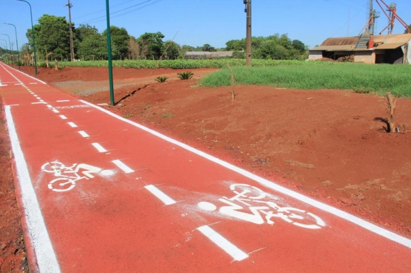 Ciclovia Nova Santa Rosa. (Foto: Arquivo/Assessoria)