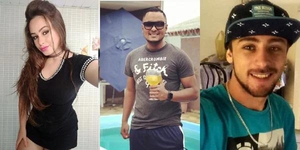 Larissa, Wemerson e Gustavo perderam a vida na explosão. Reprodução/ Facebook