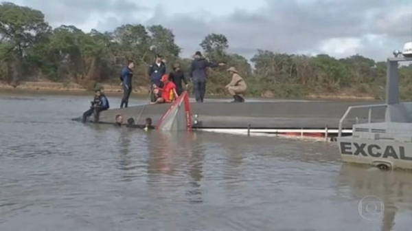 Naufrágio de barco deixa sete mortos no Pantanal(Foto: ReproduçãoG1)