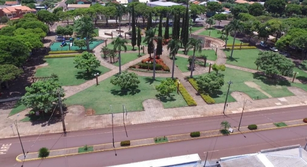 Praça da Bíblia em Nova Santa Rosa. (Foto: Portal Nova Santa Rosa)