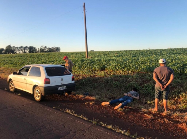 Os dois rapazes foram presos. Foto: PRE