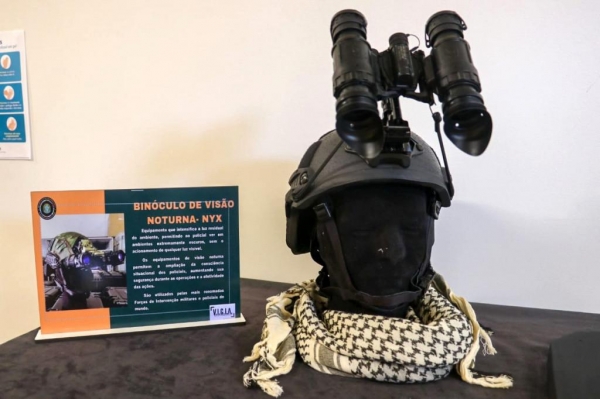 Policiais da região de fronteira recebem 32 viaturas, capacetes e binóculos - Foz do Iguaçu, 16/12/2021 Foto: SESP-PARANÁ