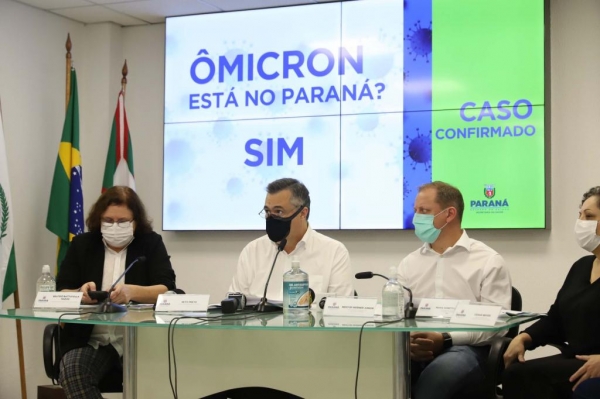 A Secretaria de Estado da Saúde confirmou nesta quarta-feira (12) que detectou o primeiro caso da variante Ômicron no Paraná. Foto: Geraldo Bubniak/AEN