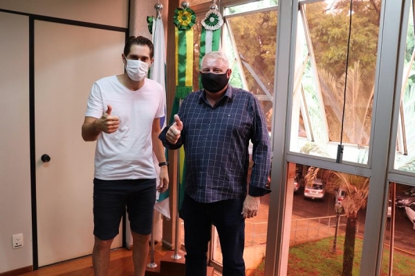 O prefeito Marcio Rauber está de férias entre esta quinta-feira (27) e o próximo dia 05 de fevereiro.(Foto: Assessoria)