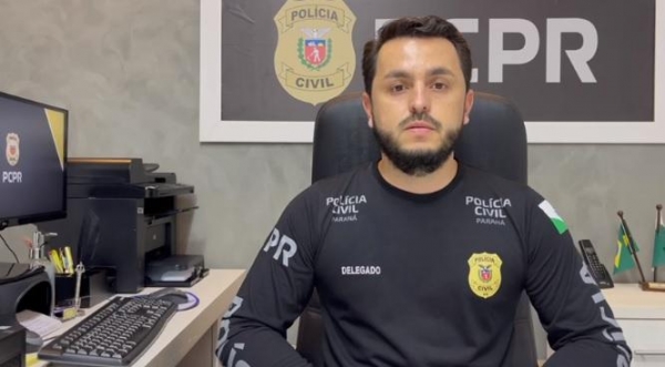 Delegado de Polícia Civil de Marechal Dr. Rodrigo Baptista. (Foto: Reprodução)