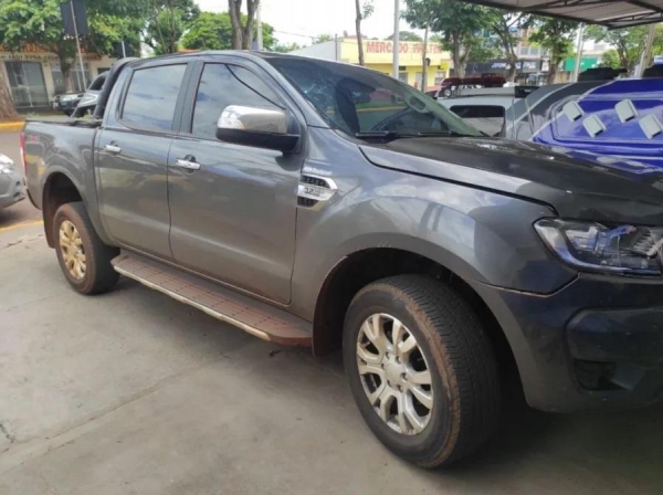 O veículo foi detido. Foto: Portal Rondon