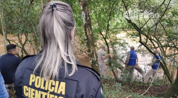 Até o momento não se sabe a identidade da vítima.(Foto: Portal Beltrão)