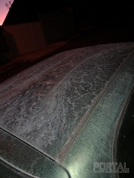 Geadas foram registradas em Toledo. Foto: Divulgação)