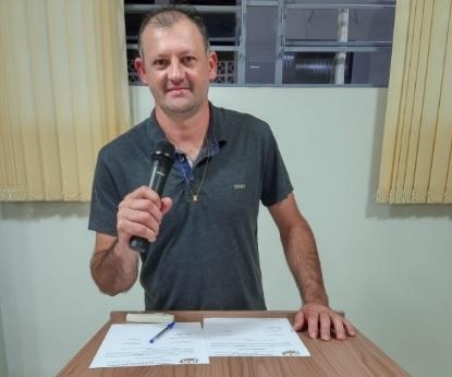 Vereador de Manfrinópolis, Tiago Thomas. Foto: Arquivo pessoal