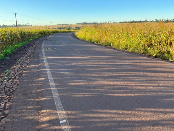 Curva onde duas pessoas perderam a vida em pouco mais de dois anos. Foto: Portal Nova Santa Rosa.