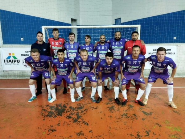 A equipe do município Nova Santa Rosa Futsal/Academia One Life/Opção Telecom joga na quarta-feira que vem (29), Foto: Divulgação.