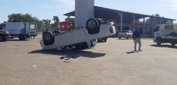 O SAMU e a ambulância do município foram mobilizadas. Foto: PRF