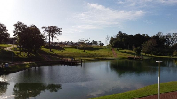 Lago municipal. Foto: Portal Nova Santa Rosa