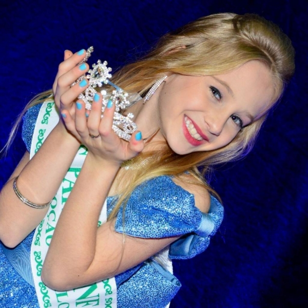 Lívia Gabriela Fonseca de 8 anos de idade. Foto: Divulgação.