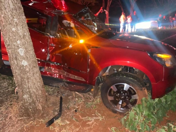 Homem morre após perder controle do veículo e bater contra árvore na PR-239, diz polícia — Foto: Divulgação/PRE