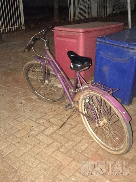 Bicicleta onde Damásio fugiu  e conseguiu pedir socorro. Foto: Divulgação)