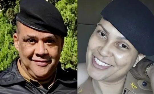 Os dois Policiais Militares que pertenciam ao 8º Batalhão da Polícia Militar de Paranavaí. Foto: Reprodução.