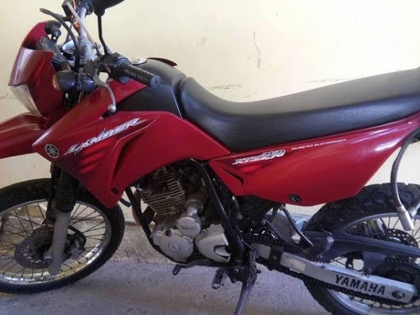 Moto furtada. Foto: Divulgação.