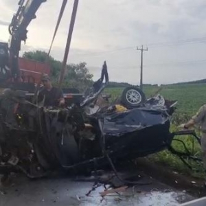 Todas estavam em um veículo Fiat/Palio emplacado em Francisco Beltrão conduzido por Valdes Jorge Alievi, 58 anos. Foto: Divulgação
