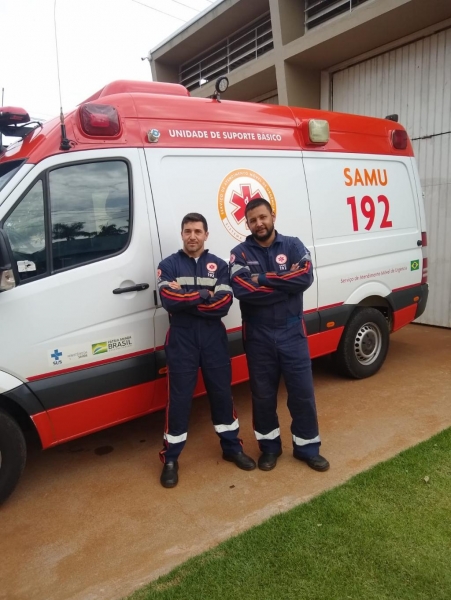Socorristas do Samu. Foto: Samu.
