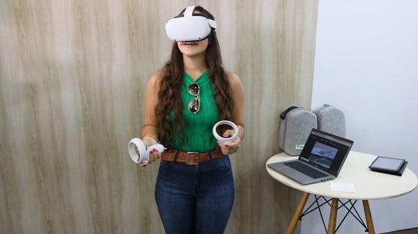 A agência do Sicoob no metaverso estará disponível para todos que visitarem o estande do Sicoob no Show Rural 2023, Foto: Assessoria.