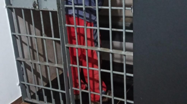 O acusado foi preso. Foto: Portal Nova Santa Rosa.