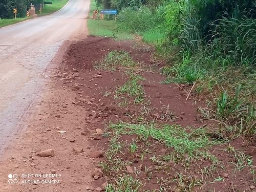 Rodovia PR-491. Fotos: Portal Nova Santa Rosa