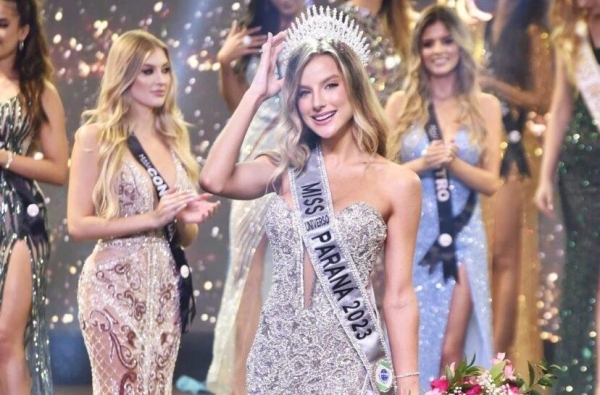 Mariana Becker Bonetti foi eleita a Miss Universo Paraná 2023 . Foto: Divulgação.