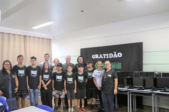 Os itens serão utilizados pelos alunos na formação escolar. Foto: Jéssica Dona.