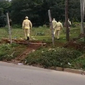 Equipes fizeram buscas por Isabeli na manhã nesta sexta (12), na região da comunidade Dona Cida — Foto: Reprodução