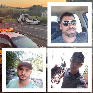 Jozandro, Evandro Pereira e Evandro André Bloot - Fotos Redes Sociais