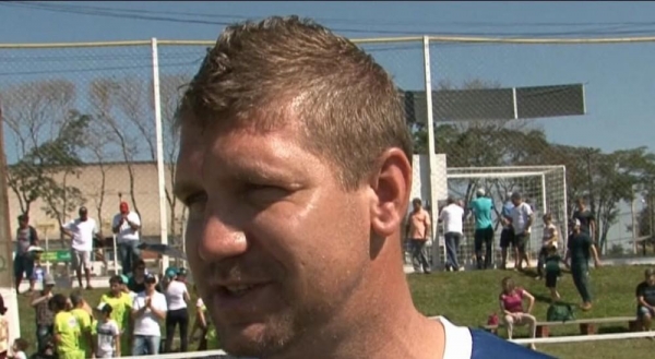 Marcelo Pletsch, ex-jogador considerado pela PF como um dos integrantes de grupo criminoso em Cascavel (PR) — Foto: Reprodução/RPC