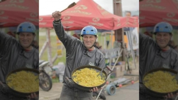 Sandro David Macedo Justos, de 47 anos, morreu durante uma competição de carrinho de rolimã — Foto: Arquivo Pessoal