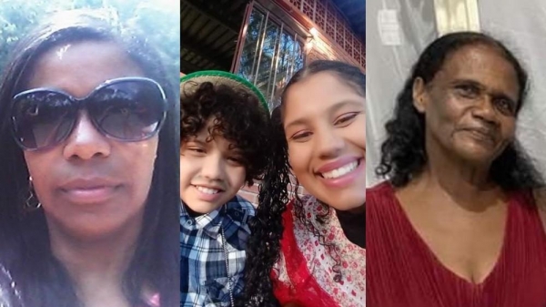 Edna, Gustavo, Izabella e Floriza foram vítimas de acidente em Curitiba — Foto: Redes sociais