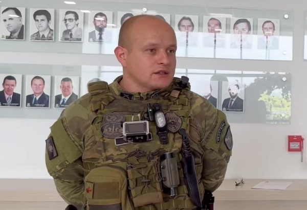 Capitão Beiger, se destacou ao integrar o BPFron (Foto: Rádio Difusora )