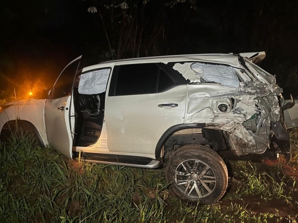 Acidente deputado estadual Gugu Bueno (PSD) — Foto: Gugu Bueno