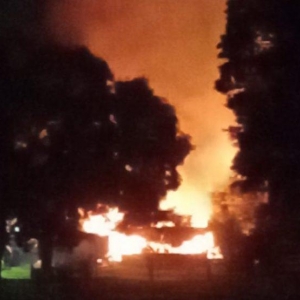 A residência está localizada no prolongamento da avenida 31 de Março, área rural da cidade. Foto: Divulgação.