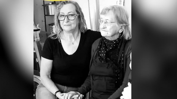 Tereza Salvadori Giongo, de 97 anos, e sua filha, Judite Giongo Borba, de 64 anos. Foto: Divulgação.