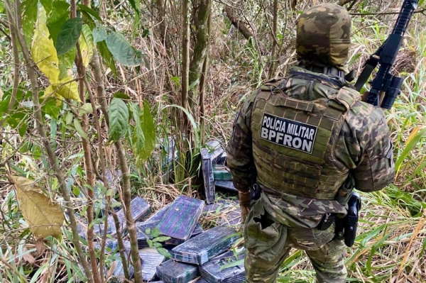 Combate ao tráfico: apreensões de maconha e cocaína crescem no Paraná no 1º semestre Foto: SESP-PR