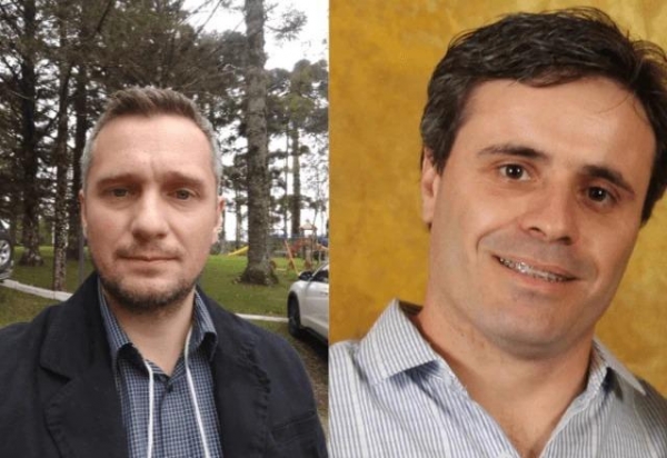 Da esquerda para a direita, Felipe Turcheto e Fabiano Oliveira; os dois foram mortos com um tiro na cabeça | Reprodução/CNPQ