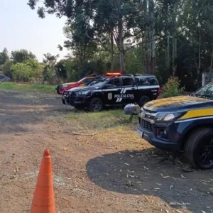 Forças de segurança estiveram no local |  Foto: Divulgação/Corpo de Bombeiros.