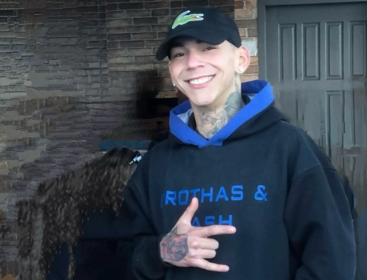 Jovem morto neste domingo em Toledo. Foto: Arquivo pessoal.