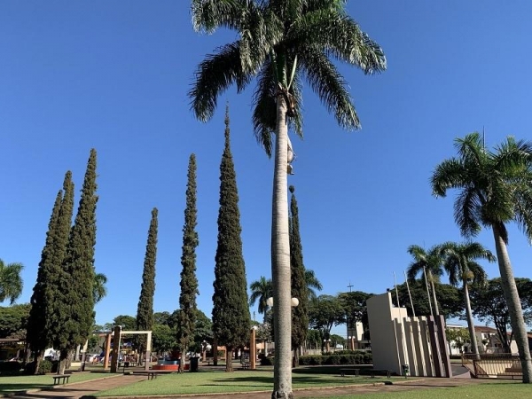 Praça da Bíblia em Nova Santa Rosa. Foto: Arquivo/Portal Nova Santa Rosa.