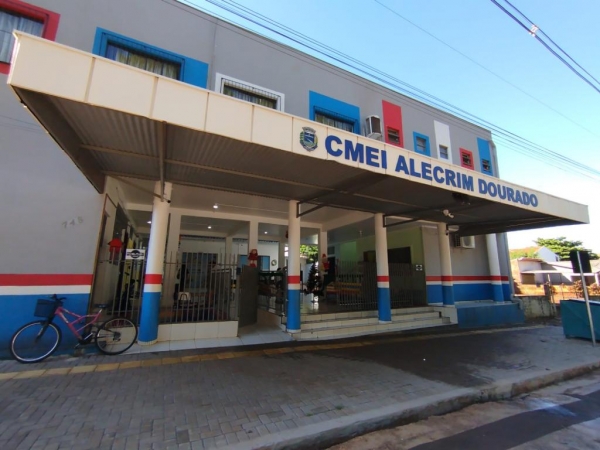 Crianças começaram a ser atendidas em dois centros de Educação nesta segunda-feira (06)       Crédito: Assessoria/Prefeitura 