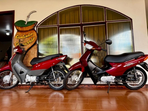 Motos que serão sorteadas. Foto: Divulgação.