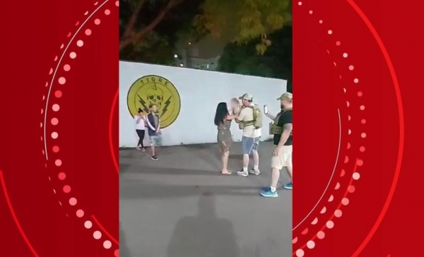 Bebê Eloah Pietra Almeida dos Santos foi entregue à família após resgate — Foto: Reprodução/G1 Paraná