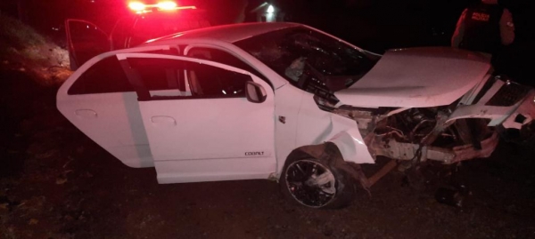 O homem foi preso e encaminhado à Delegacia de Nova Aurora. Foto: PRE.