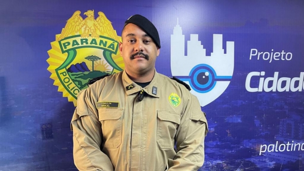 Tenente Manoel assume 2ª Companhia da Polícia Militar de Palotina. Foto: Juarez Negrona/Correio do Ar.