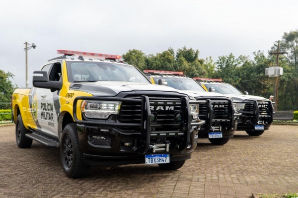 Com primeiras RAMs da história, Paraná reforça frota de viaturas da segurança pública  Foto: Ari Dias/AEN